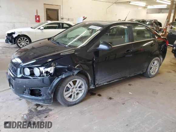 2012 Chevrolet Sonic LT with VIN 1G1JC5SH4C4189043, listed as a Copart auction lot 64846625 with Not provided miles and Salvage title. Bid and sale history available at DreamBid. Image 1.