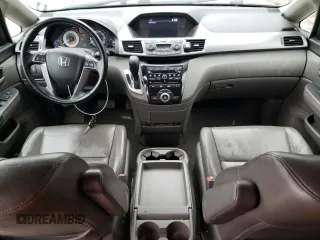 2013 Honda Odyssey EX-L with VIN 5FNRL5H68DB044162, listed as a Copart auction lot 49541385 with 262,550 mi miles and Clean Title. Bid and sale history available at carsss.com. Image 8.