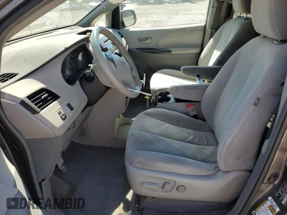 2011 Toyota Sienna LE with VIN 5TDJK3DC4BS005853, listed as a Copart auction lot 53582855 with 198,198 mi miles and Salvage Title. Bid and sale history available at carsss.com. Image 7.