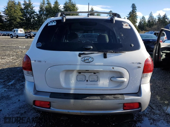 2005 Hyundai Santa Fe GLS with VIN KM8SC13D75U938125, listed as a Copart auction lot 81265824 with 175,296 mi miles and Salvage Title. Bid and sale history available at carsss.com. Image 6.