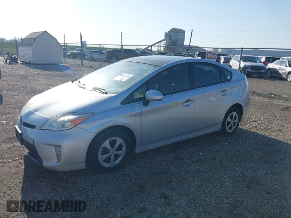2012 Toyota Prius One with VIN JTDKN3DU1C5500488, listed as a IAAI auction lot 41929382 with 251,947 mi miles and . Bid and sale history available at carsss.com. Image 17.