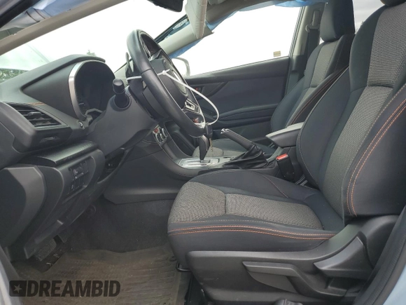 2020 Subaru Crosstrek Premium with VIN JF2GTAPC5L8243550, listed as a Copart auction lot 59637725 with 76,627 mi miles and Salvage title. Bid and sale history available at DreamBid. Image 7.