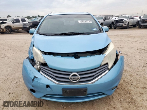 2014 Nissan Note S Plus z VIN 3N1CE2CP0EL380439, wystawiony jako Copart lot #58715235 z przebiegiem 79 106 mil mil oraz Szkoda całkowita • Salvage title. Historia ofert i sprzedaży dostępna na DreamBid. Obrazek 5.