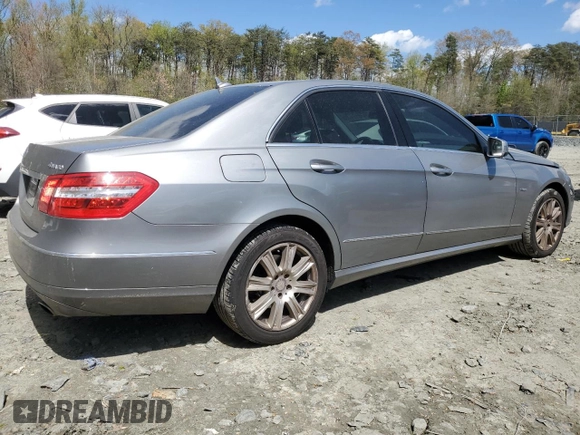 2012 Mercedes-Benz E 350 Luxury with VIN WDDHF8JB1CA538338, listed as a Copart auction lot 53294215 with 126,329 mi miles and Salvage title. Bid and sale history available at DreamBid. Image 3.