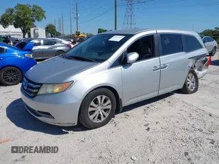 2015 Honda Odyssey EX with VIN 5FNRL5H46FB032366, listed as a IAAI auction lot 42034443 with 154,679 mi miles and . Bid and sale history available at carsss.com. Image 2.