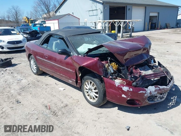 2002 Chrysler Sebring с VIN 1C3EL45R12N279240, выставлен на аукционе IAAI как лот 41886541 с пробегом 65 576 миль миль и . История ставок и продаж доступна на DreamBid. Изображение 1.