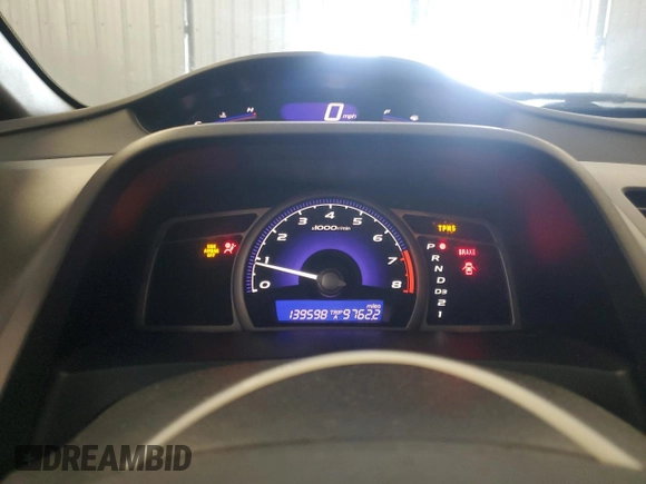 2010 Honda Civic LX with VIN 2HGFA1F53AH557158, listed as a Copart auction lot 53156285 with 139,598 mi miles and Clean Title. Bid and sale history available at DreamBid. Image 9.