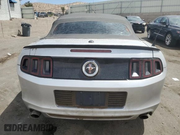 2014 Ford Mustang V6 with VIN 1ZVBP8EMXE5242753, listed as a Copart auction lot 53069415 with 145,485 mi miles and Salvage Title. Bid and sale history available at carsss.com. Image 6.