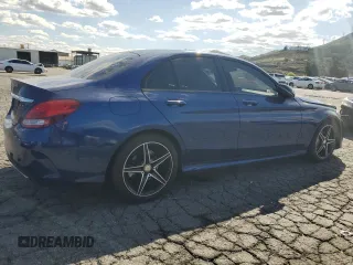 2017 Mercedes-Benz C 300 with VIN 55SWF4JB8HU207280, listed as a Copart auction lot 47093405 with 120,757 mi miles and Clean Title. Bid and sale history available at DreamBid. Image 3.