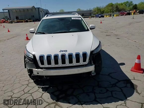 2014 Jeep Cherokee Latitude with VIN 1C4PJMCS4EW227468, listed as a Copart auction lot 52985585 with 183,023 mi miles and Salvage Title. Bid and sale history available at carsss.com. Image 15.