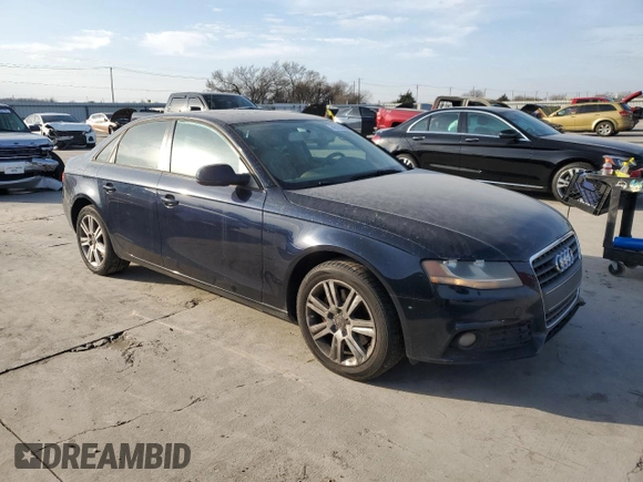 2010 Audi A4 2.0T Premium with VIN WAUAFAFL0AN024598, listed as a Copart auction lot 45103005 with 108,034 mi miles and Salvage Title. Bid and sale history available at carsss.com. Image 4.