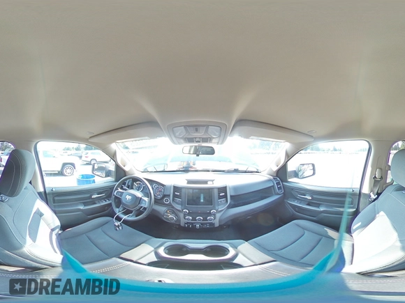 2021 Ram 1500 Tradesman with VIN 1C6SRFNM4MN500773, listed as a Copart auction lot 61540325 with 131,004 mi miles and Salvage title. Bid and sale history available at DreamBid. Image 14.