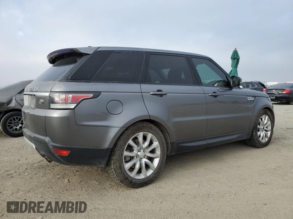 2016 Land Rover Range Rover Sport V6 Diesel HSE with VIN SALWR2KF5GA648329, listed as a Copart auction lot 52997065 with 182,481 mi miles and Clean Title. Bid and sale history available at carsss.com. Image 3.