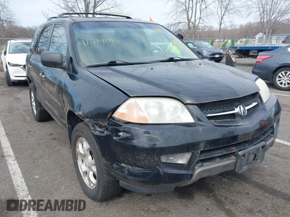 2002 Acura MDX Touring Pkg with VIN 2HNYD18692H508014, listed as a IAAI auction lot 41719035 with 271,682 mi miles. Bid and sale history available at carsss.com. Image 12.