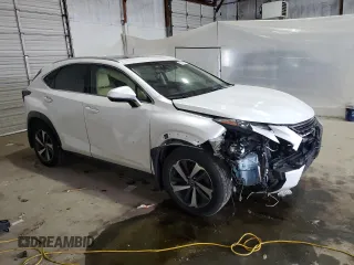 2019 Lexus NX 300 with VIN JTJBARBZ7K2190454, listed as a Copart auction lot 58147985 with 104,118 mi miles and Salvage title. Bid and sale history available at DreamBid. Image 4.