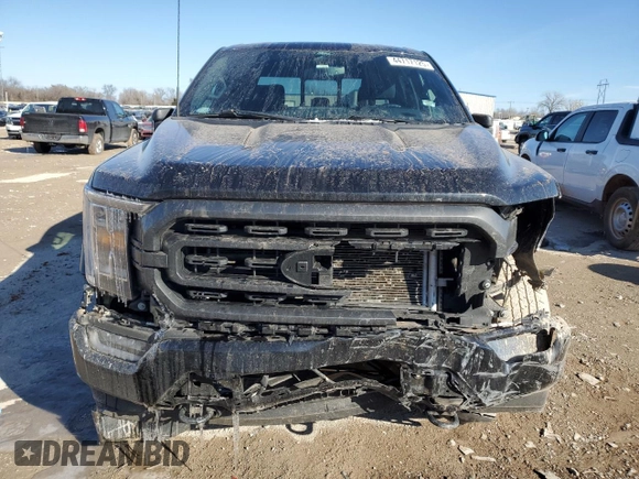 2022 Ford F-150 XL with VIN 1FTFW1E50NKF04983, listed as a Copart auction lot 44717125 with 48,642 mi miles and Salvage Title. Bid and sale history available at carsss.com. Image 5.
