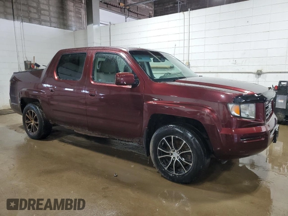 2008 Honda Ridgeline RTL with VIN 2HJYK16558H509591, listed as a Copart auction lot 59893235 with 210,513 mi miles and Clean title. Bid and sale history available at DreamBid. Image 4.