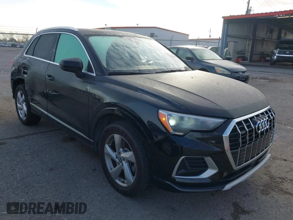 2019 Audi Q3 Premium with VIN WA1AECF33K1079468, listed as a IAAI auction lot 41340687 with 53,134 mi miles and . Bid and sale history available at DreamBid. Image 1.