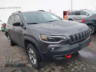 2022 Jeep Cherokee Trailhawk with VIN 1C4PJMBX6ND505196, listed as a IAAI auction lot 41536316 with 9,976 mi miles. Bid and sale history available at carsss.com. Image 1.