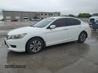 2014 Honda Accord LX z VIN 1HGCR2F33EA127375, wystawiony jako Copart lot #51572915 z przebiegiem 138 998 mil mil oraz Czysty tytuł • Clean title. Historia ofert i sprzedaży dostępna na DreamBid. Obrazek 1.