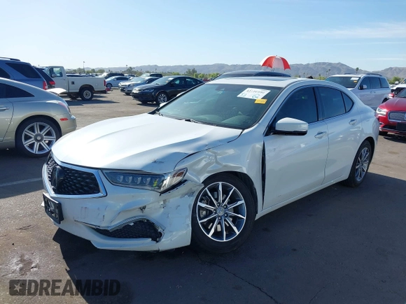 2019 Acura TLX with VIN 19UUB1F39KA011290, listed as a IAAI auction lot 42110094 with 63,450 mi miles and . Bid and sale history available at carsss.com. Image 6.