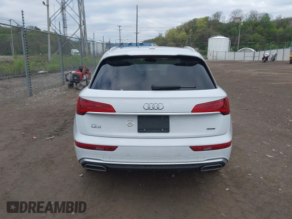 2022 Audi Q5 S line Premium Plus with VIN WA1EAAFY2N2014414, listed as a IAAI auction lot 42069743 with 44,654 mi miles and . Bid and sale history available at DreamBid. Image 17.