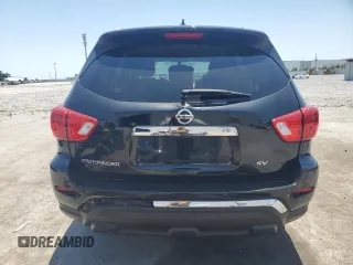 2018 Nissan Pathfinder SV with VIN 5N1DR2MN0JC629021, listed as a Copart auction lot 57286605 with 166,183 mi miles and Salvage title. Bid and sale history available at DreamBid. Image 6.