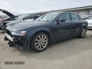 2013 Audi A4 Premium Plus with VIN WAUFFAFL8DN030627, listed as a Copart auction lot 46399905 with 89,592 mi miles and Salvage Title. Bid and sale history available at carsss.com. Image 1.