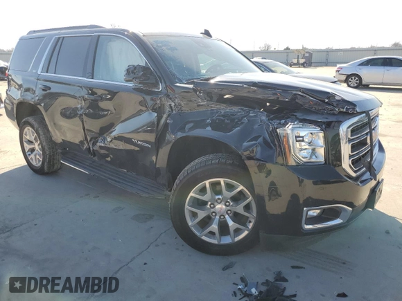 2020 GMC Yukon SLT with VIN 1GKS1BKC6LR174930, listed as a Copart auction lot 41488275 with Not Provided miles and Salvage Title. Bid and sale history available at DreamBid. Image 4.