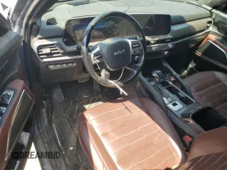 2023 Kia Telluride SX Prestige z VIN 5XYP5DGC7PG368915, wystawiony jako Copart lot #62285665 z przebiegiem 67 475 mil mil oraz Czysty tytuł • Clean title. Historia ofert i sprzedaży dostępna na DreamBid. Obrazek 8.