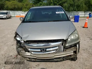 2006 Honda Odyssey EX-L with VIN 5FNRL38706B037805, listed as a Copart auction lot 57390365 with 219,554 mi miles and Salvage title. Bid and sale history available at DreamBid. Image 5.