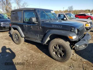2021 Jeep Wrangler Sport S with VIN 1C4GJXAN4MW697450, listed as a Copart auction lot 81024914 with 75,820 mi miles and Salvage Title. Bid and sale history available at DreamBid. Image 4.