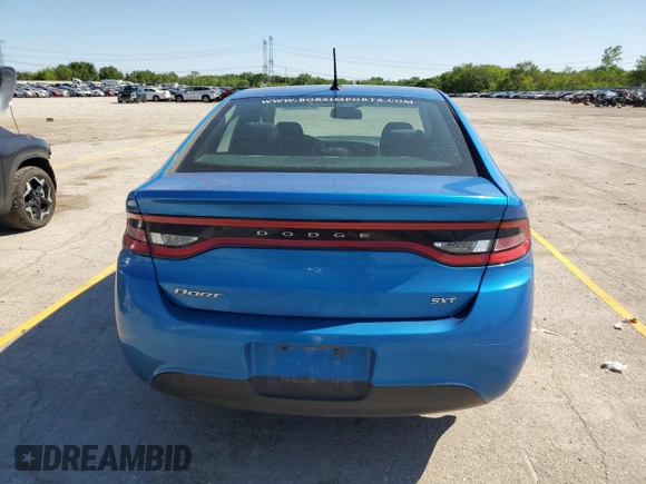 2015 Dodge Dart SXT with VIN 1C3CDFBB9FD380576, listed as a Copart auction lot 57576135 with 178,779 mi miles and Salvage title. Bid and sale history available at DreamBid. Image 6.