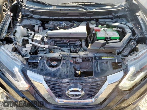 2017 Nissan Rogue SV z VIN JN8AT2MT8HW380522, wystawiony jako Copart lot #53246735 z przebiegiem 71 495 mil mil oraz Szkoda całkowita • Salvage title. Historia ofert i sprzedaży dostępna na DreamBid. Obrazek 12.