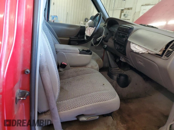 1998 Ford Ranger XL with VIN 1FTYR10C1WUC28728, listed as a Copart auction lot 57871585 with 312,418 mi miles and Salvage title. Bid and sale history available at DreamBid. Image 10.