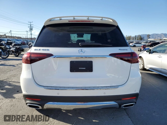 2024 Mercedes-Benz GLE 450 with VIN 4JGFB5KB6RB177388, listed as a Copart auction lot 47432645 with 3,674 mi miles and Salvage title. Bid and sale history available at DreamBid. Image 6.