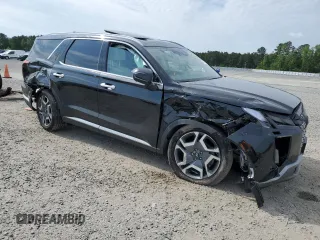 2024 Hyundai Palisade Limited z VIN KM8R5DGE0RU785025, wystawiony jako Copart lot #54611045 z przebiegiem 7 477 mil mil oraz Szkoda całkowita • Salvage title. Historia ofert i sprzedaży dostępna na DreamBid. Obrazek 4.
