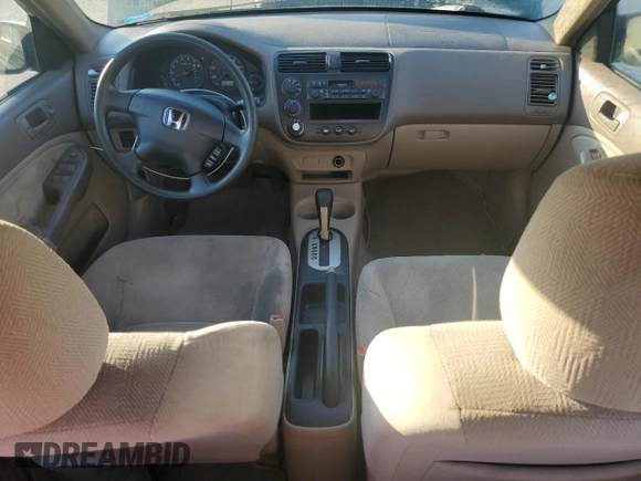 2001 Honda Civic LX with VIN 1HGES16571L073599, listed as a Copart auction lot 73134604 with 190,735 mi miles and Non Repairable. Bid and sale history available at carsss.com. Image 8.