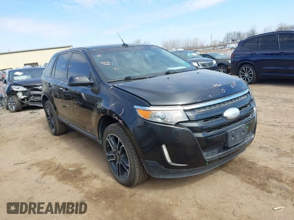 2013 Ford Edge SEL with VIN 2FMDK3JC6DBC78987, listed as a IAAI auction lot 41860911 with 120,745 mi miles. Bid and sale history available at carsss.com. Image 1.