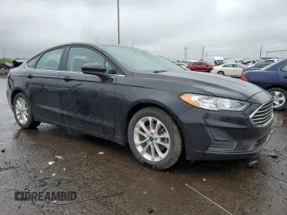2020 Ford Fusion SE with VIN 3FA6P0HD7LR253405, listed as a Copart auction lot 55436015 with 50,839 mi miles and Non repairable. Bid and sale history available at DreamBid. Image 4.