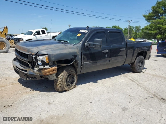2008 Chevrolet Silverado 2500HD Work Truck with VIN 1GCHK23K48F138008, listed as a Copart auction lot 56018814 with 0 mi miles and Salvage Title. Bid and sale history available at carsss.com. Image 1.