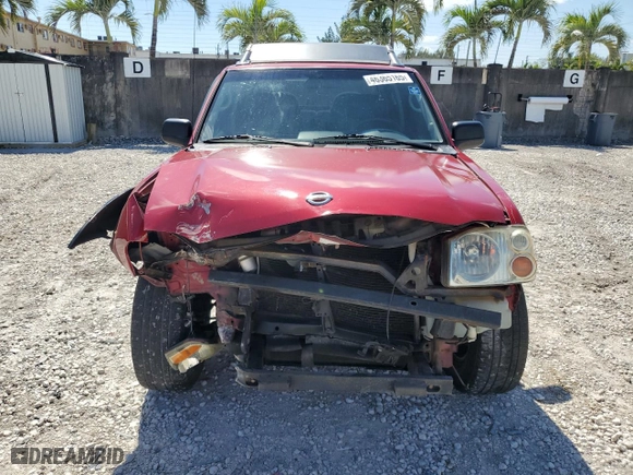 2002 Nissan Frontier 2WD SE with VIN 1N6ED29X52C345917, listed as a Copart auction lot 46365165 with 210,350 mi miles and Salvage Title. Bid and sale history available at carsss.com. Image 5.