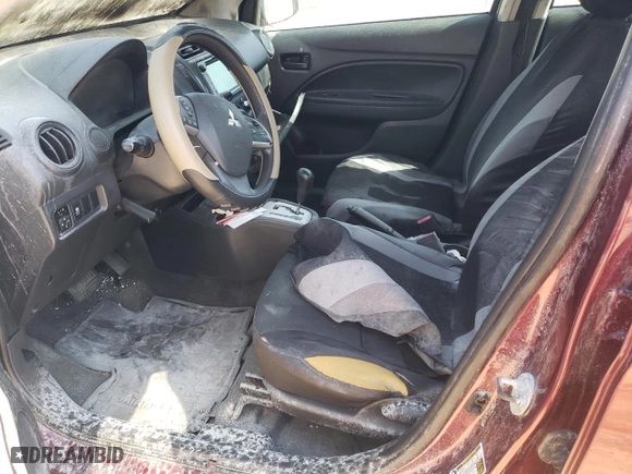 2019 Mitsubishi Mirage G4 ES with VIN ML32F3FJ6KHF16706, listed as a Copart auction lot 46734645 with 0 mi miles and Salvage Title. Bid and sale history available at carsss.com. Image 7.