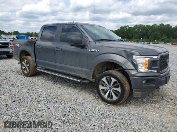 2020 Ford F-150 XL with VIN 1FTEW1E57LKD65489, listed as a Copart auction lot 63264125 with 67,463 mi miles and Salvage title. Bid and sale history available at DreamBid. Image 4.