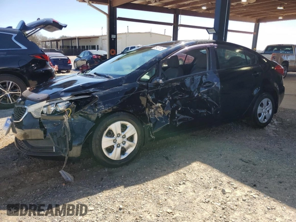 2015 Kia Forte LX with VIN KNAFK4A65F5313617, listed as a Copart auction lot 49491135 with 83,709 mi miles and Salvage Title. Bid and sale history available at carsss.com. Image 1.