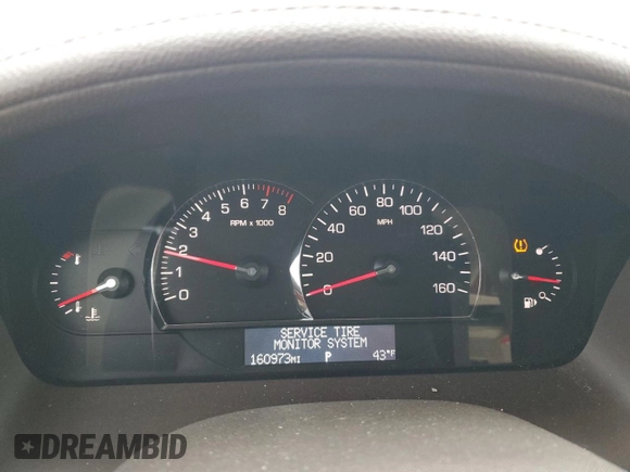 2007 Cadillac SRX with VIN 1GYEE63A870172327, listed as a Copart auction lot 80728804 with 160,973 mi miles and Salvage Title. Bid and sale history available at carsss.com. Image 9.