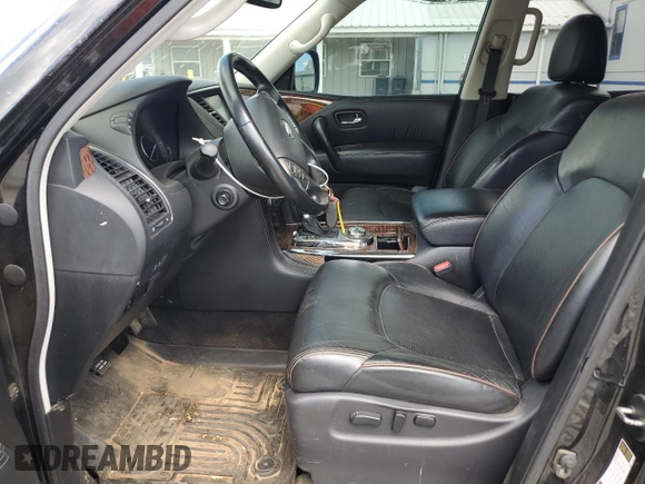 2020 Nissan Armada SL with VIN JN8AY2NC3L9618493, listed as a Copart auction lot 52417744 with 124,939 mi miles and Salvage Title. Bid and sale history available at carsss.com. Image 7.