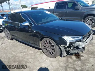 2018 Audi S4 Prestige with VIN WAUC4AF42JA003444, listed as a IAAI auction lot 41750785 with 79,926 mi miles. Bid and sale history available at carsss.com. Image 1.
