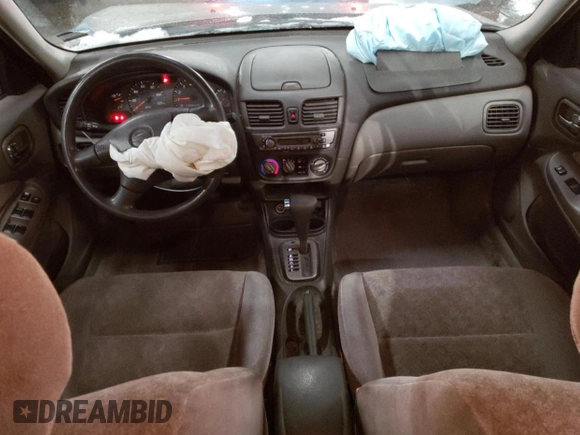 2001 Nissan Sentra GXE with VIN 3N1CB51D51L525519, listed as a Copart auction lot 89087075 with 164,990 mi miles and Salvage title. Bid and sale history available at DreamBid. Image 8.