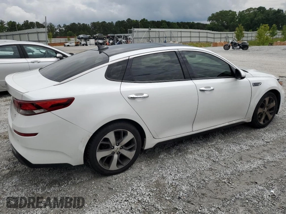 2019 Kia Optima LX with VIN 5XXGT4L35KG368419, listed as a Copart auction lot 59683315 with 80,449 mi miles and Salvage title. Bid and sale history available at DreamBid. Image 3.